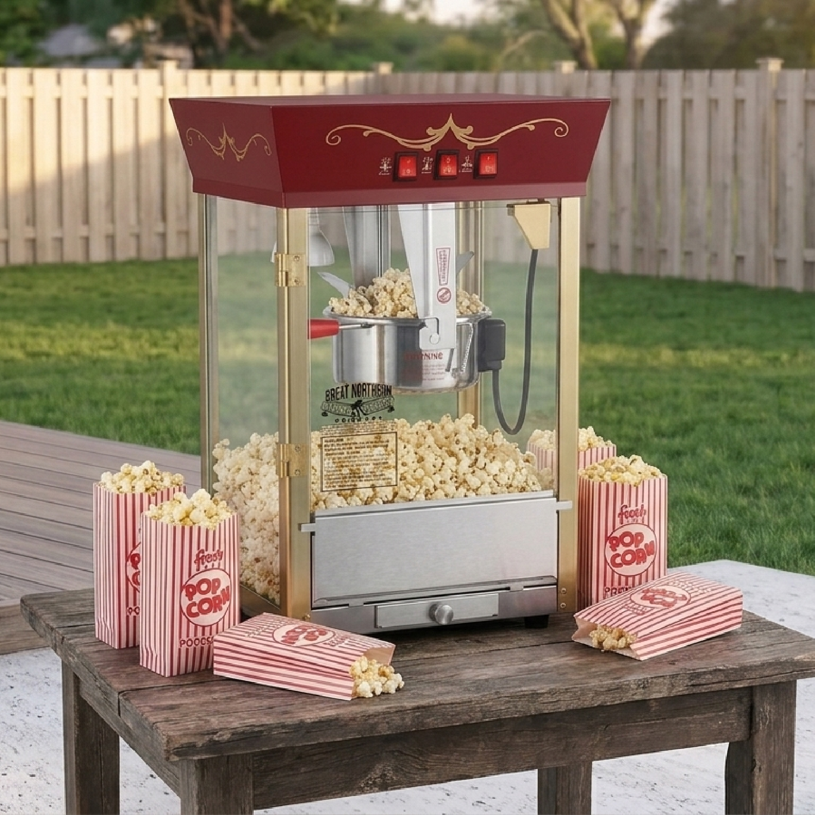 Popcorn Machine + Starter Supply Pack of up to 24 servings photo 2 of 4